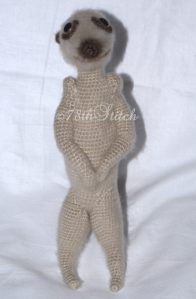 Crochet meerkat designed by my good self